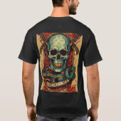**"Rebel Spirit: Classic Skull & Crossbones T-shir T-shirt (Achterkant)