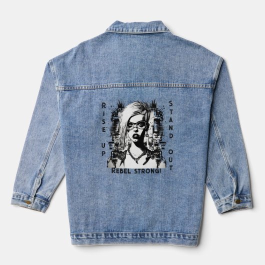 Rebel Spirit Denim Jas Denim Jacket (Achterkant)