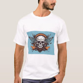 Rebel Threads: Rock & Roll Patch Collectie T-shirt (Voorkant)