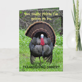 Rebel Turkije Thanksgiving Kaart