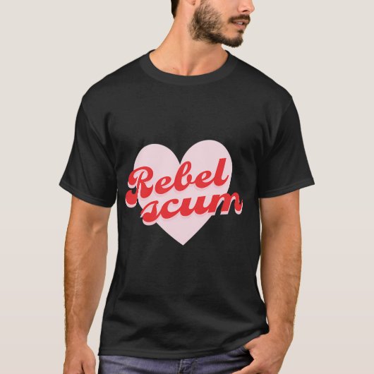 Rebel-uitschot T-shirt (Voorkant)