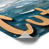 Rebel van natuur: de 'Schattigee maar wilde' wasbe Poster (Hoek)