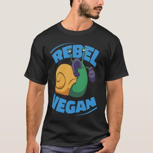 Rebel Vegan Slak T-shirt (Voorkant)