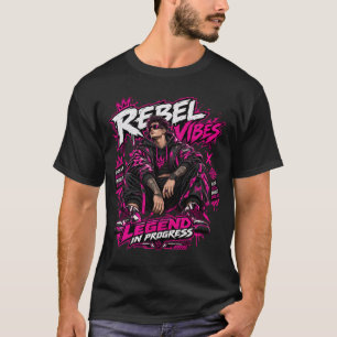 Rebel Vibes Urban Streetwear T-shirt, Legende in U T-shirt