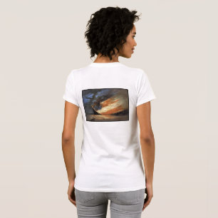 Rebel vlaggenschip van de burgeroorlog in brand do t-shirt