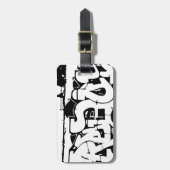 rebelgraf bagagelabel (Voorkant verticaal)