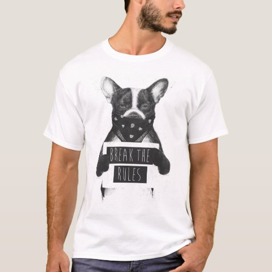 Rebelhond T-shirt (Voorkant)
