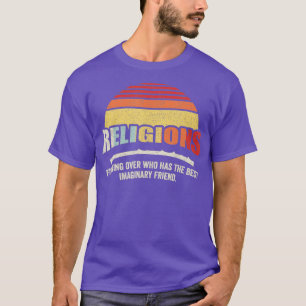 rebellen sarcastisch def voor atheïst t-shirt