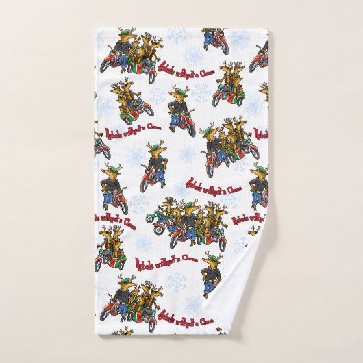 Rebellen zonder Cartoon voor rendiervakantie met C Handdoek (Handdoek)