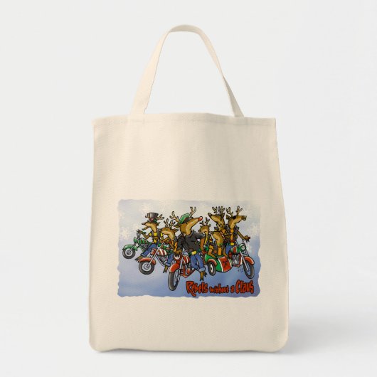 Rebellen zonder Cartoon voor rendiervakantie met C Tote Bag (Voorkant)