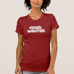 rebellenschrijver vrouwen t-shirt petite