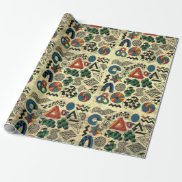 Rebellie Geometrieën oorsprong Cadeaupapier