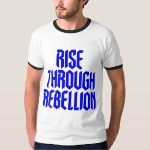 Rebellie met Krachtige Typografie Grafisch T-Shirt