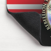 Rebellie van de Amerikaanse partij Flag Tea voor T Muismat (Hoek)