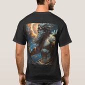 Rebellie van de goden: de kosmische opstand van Ze T-shirt (Achterkant)