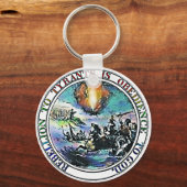 Rebellie voor Tyrants is overmacht aan God Sleutel Sleutelhanger (Voorkant)