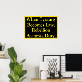 Rebellie wordt plicht poster (Thuiskantoor)