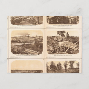 Rebellijnen, Atlanta, Ga Briefkaart