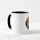 Rebellion Cup Wolf Native Art Metis Koffie Mokken (Voorkant links)