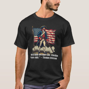 Rebellion Duty - Patriottische Amerikaanse soldaat T-shirt