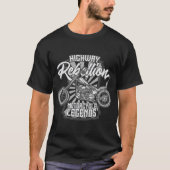 Rebellion Legends  ontwerp motorfiets T-shirt (Voorkant)