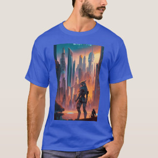 Rebellion of the Machines A SciFi Movie Poster vin T-shirt