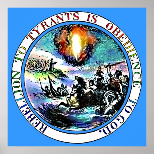 Rebellion Original Text voor het grootste Poster (Voorkant)