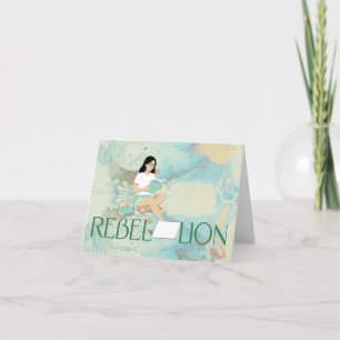 Rebellion Reading – Dankkaart voor Boekliefhebbers Bedankkaart