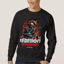 Rebellion Revolution Skeleton T-shirt - Bold Punk