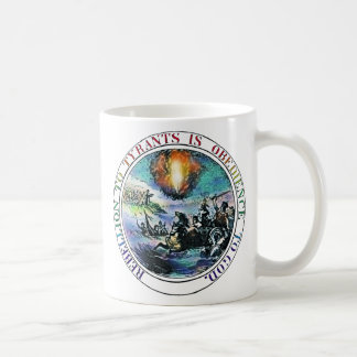 Rebellion to Tyrants Great Seal Franklin Version Koffiemok