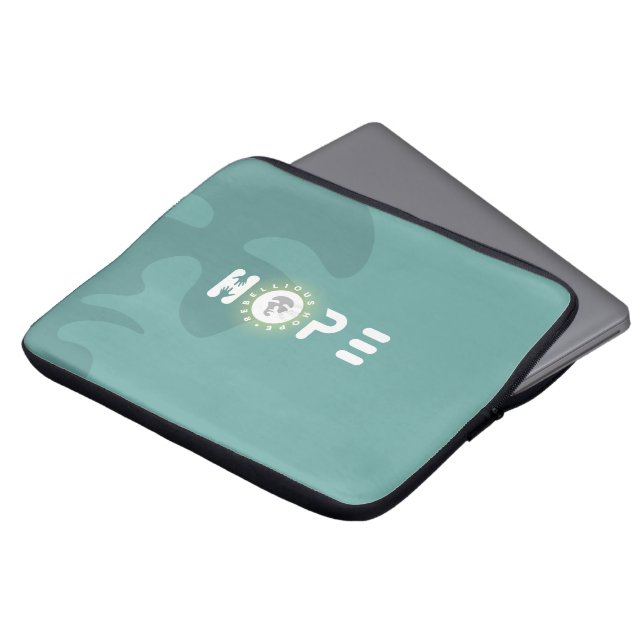 Rebellious Hope | 13-inch laptophoes Laptop Sleeve (Voorkant top)