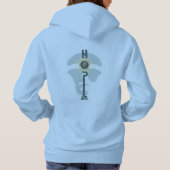 Rebellious Hope | Dames Hoodie (Achterkant)