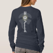 Rebellious Hope | Lange hoes voor vrouwen T-shirt (Achterkant)