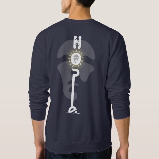 Rebellious Hope | Man overhemd Trui (Achterkant)