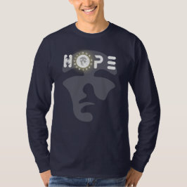 Rebellious Hope | Mannen lange hoes T-shirt