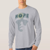 Rebellious Hope | Mannen lange hoes T-shirt (Voorkant)