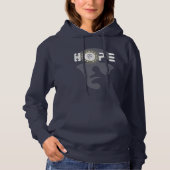 Rebellious Hope | Vrouwelijke heide Hoodie (Voorkant)