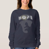 Rebellious Hope | Vrouwen Zoatshirt Trui (Voorkant)
