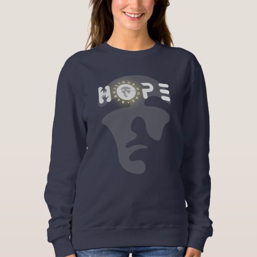 Rebellious Hope | Vrouwen Zoatshirt Trui (Voorkant)
