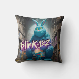 Rebellious Rest: Bigfoot Bunny - Blink 182 Inspire Kussen