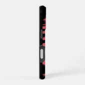 Rebellious Rock Star: Female Guitarist in Leather  iPhone 16 Hoesje (Rechterkant)