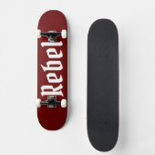 Rebelmaroon bg persoonlijk skateboard (Voorkant)