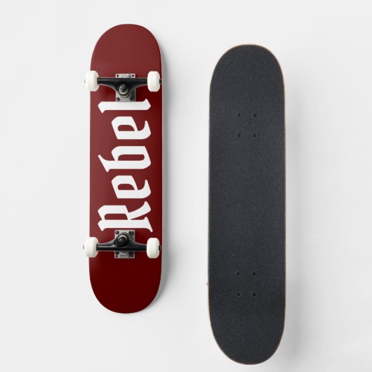 Rebelmaroon bg persoonlijk skateboard (Voorkant)