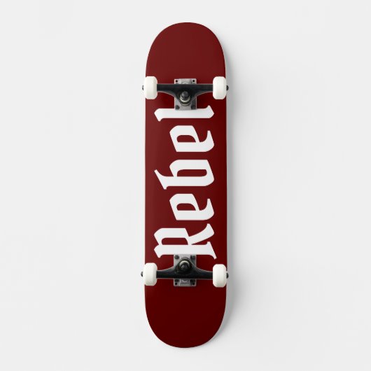 Rebelmaroon bg persoonlijk skateboard (Voorkant)