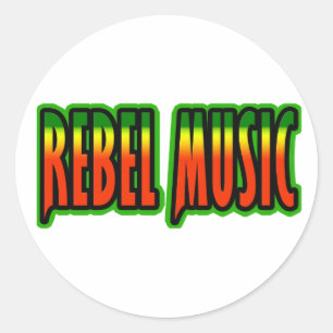 Rebelmuziek Ronde Sticker