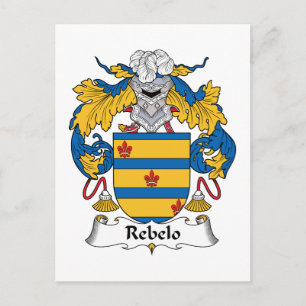 Rebelo Family Crest Briefkaart