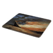 Rebels Burgeroorlog vlaggenschip bij brand Amerika Snijplank (Hoek)