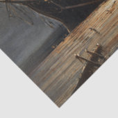 Rebels Burgeroorlog vlaggenschip bij brand Amerika Tissuepapier (Detail)