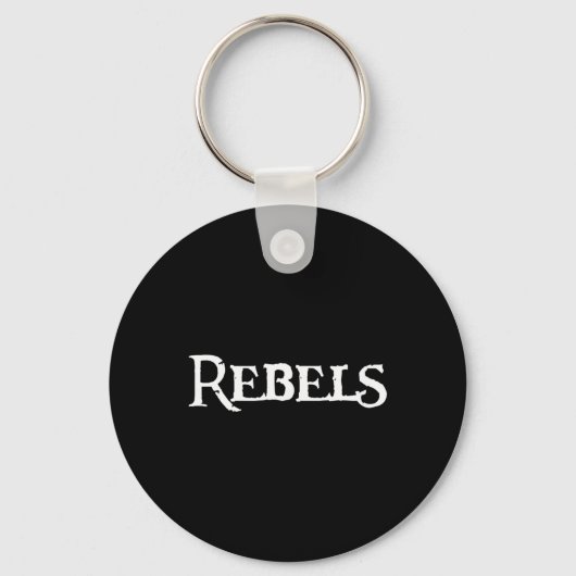 Rebels Football Baseball Basketball Softball Socce Sleutelhanger (Voorkant)