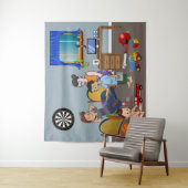 Rebel's Haven Wandkleed (In situ)